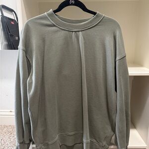 lululemon athletica Perfectly Oversized Crew - Grey Sage